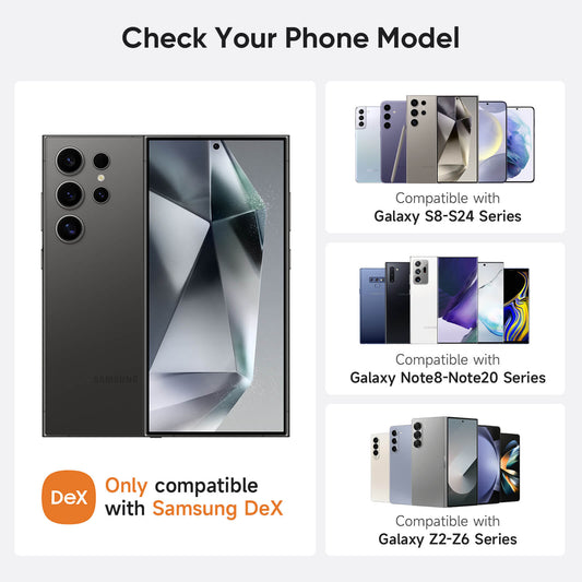 Dopesplay 14.1 inch Portable Lapdock Monitor For Samsung Deck with Keyboard FHD 1080P IPS External Second Monitors For Mac Laptop