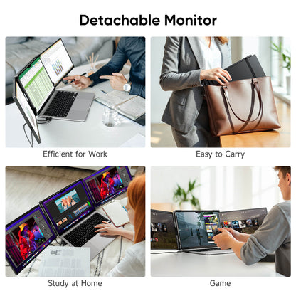 14.1 Inch 1920*1200 60Hz FHD Triple Portable Monitor