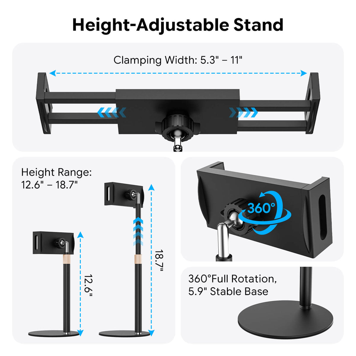 15.6" Portable Monitor with Stand FHD 1080P IPS Travel Monitor for Laptop