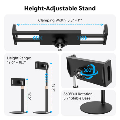 15.6" Portable Monitor with Stand FHD 1080P IPS Travel Monitor for Laptop