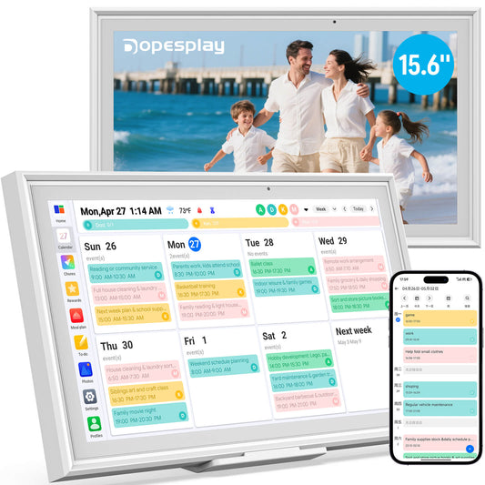Dopesplay 15.6-inch Touchscreen Digital Calendar