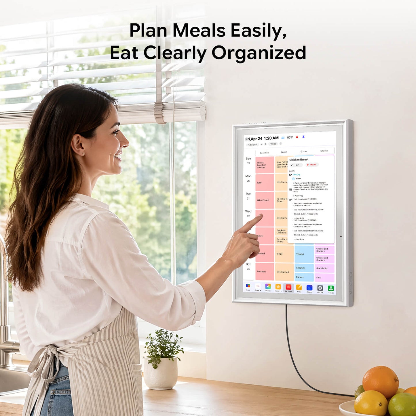 Dopesplay 15.6-inch Touchscreen Digital Calendar